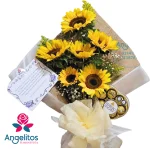 girasoles, chocolatina